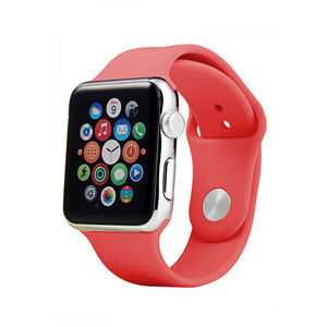 New Apple Watch Silicone Band Coral